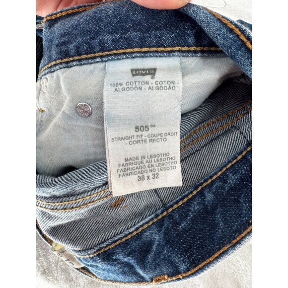 Levi's Men's Straight Fit 505 Denim Jeans - Picture 10 of 10